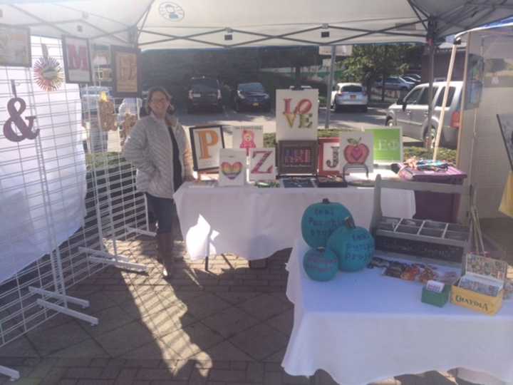 Vendor Masha Dasha at the Chalk It Up Festival in Ossining.