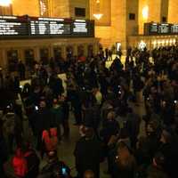 <p>Grand Central Terminal in chaos following hour long delays.</p>