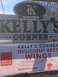 Kelly's Corner In Brewster Hangs Up Its DVlicious 'Best Wings' Sign