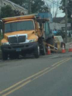 Crews Work To Repair Burst Water Main On Meadow Street In South Norwalk