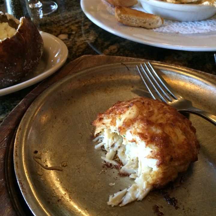 Crab cakes from Dutch's Daughter in Frederick, MD.