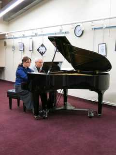 Husband-Wife Duet Tickle The Ivories At Hawthorne Concert
