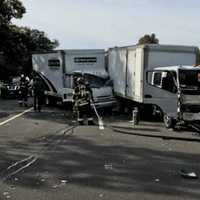 <p>Police directed traffic along the right shoulder until the accident scene was cleared.</p>