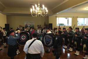 Police Pipe Bands Play In Nanuet For Somber, Joyous Occasions