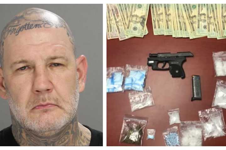 Delco Felon Found With Gun, Drugs During Traffic Stop: Authorities