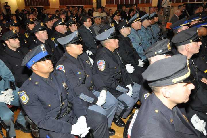 38 Officers, 11 Police Departments Honored At County Center Ceremony