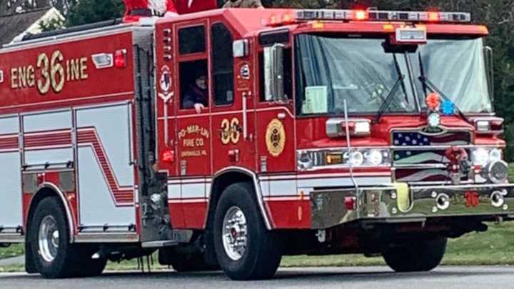 Po-Mar-Lin Fire Company truck