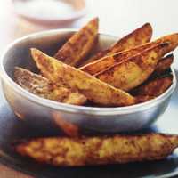 <p>Silvia Baldini&#x27;s Cajun Potatoes Wedges.</p>