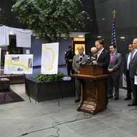 <p>Elected officials came together to form the North Jersey Rail Coalition.</p>