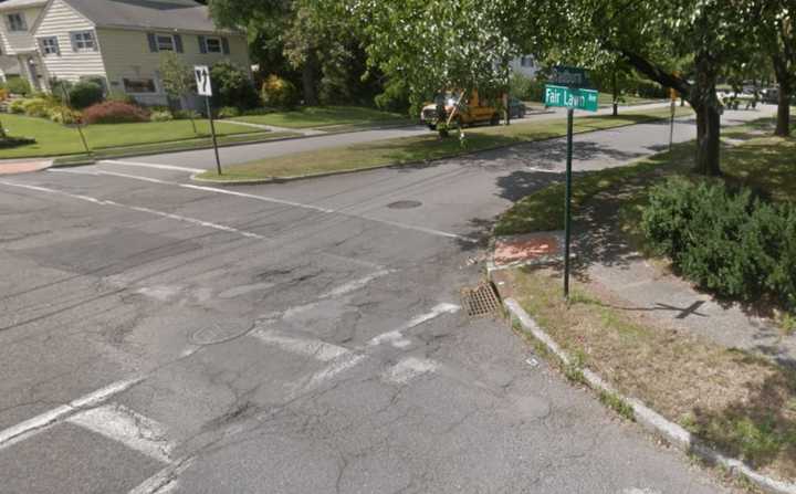 The victim was in the crosswalk headed across Fair Lawn Avenue at Radburn Road.