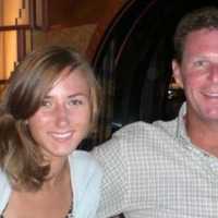 <p>Kristin Rahl with her dad.</p>