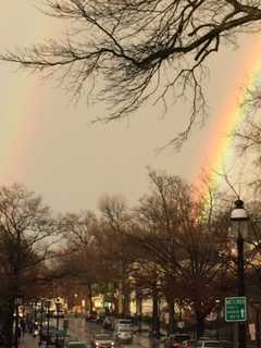 Two Large Rainbows Emerge In Westchester Following Downpour
