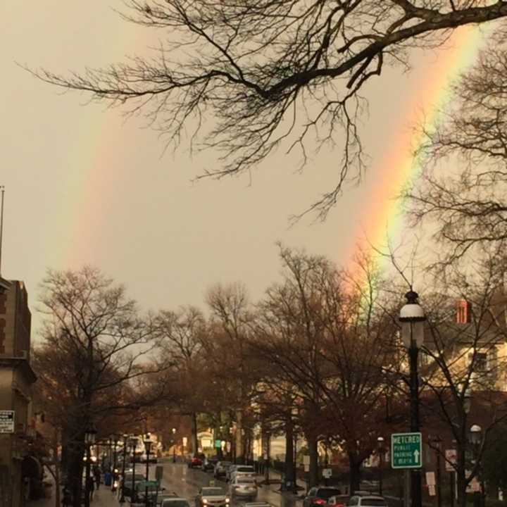 The images were captured following a downpour.