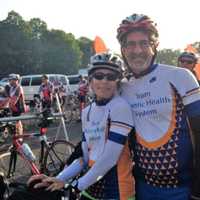 <p>Alan and Alice Lieber on a previous MS ride.</p>