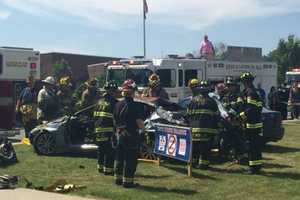 Ramapo Police Simulate Prom Night Car Crash To Deliver DWI Message