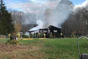Barn Destroyed, Chickens Killed In Blaze In Redding
