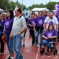 <p>The event began with a survivors&#x27; lap, followed by a caregivers&#x27; lap.</p>