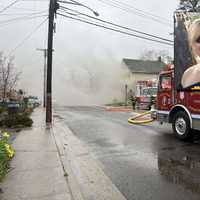 <p>The home of Renee Heri-Taylor from Keyport, NJ, was severely damaged when a fire started in her basement.</p>