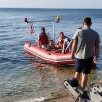 <p>Two 16-year-olds were rescued from Long Island Sound after attempting to swim to shore when their boat broke down near Cutchogue on Thursday, July 6.</p>