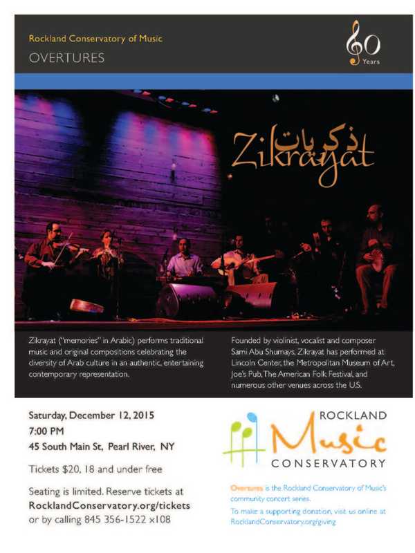 Arab Culture Will Be Celebrated At Pearl River Concert