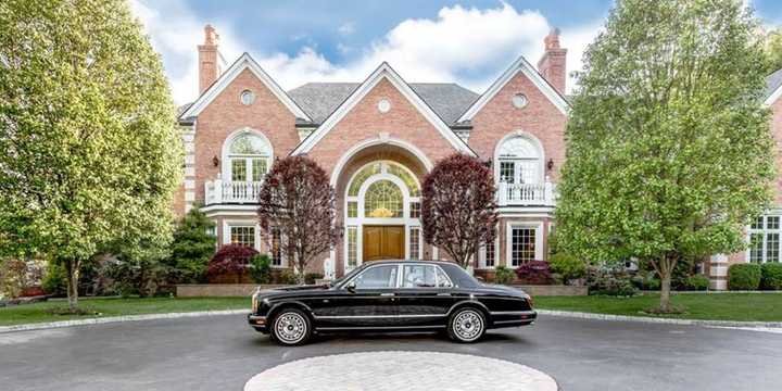 A Rolls-Royce is included in the purchase of a mansion in New Canaan listed by Jennifer Leahy of Douglas Elliman.