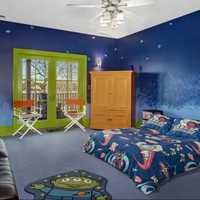 <p>The home&#x27;s &quot;Toy Story&quot; themed bedroom.</p>