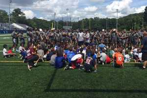 Area Players Put On The Pads For Charity At Pace Football Camp