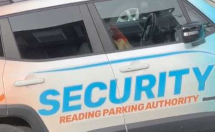 A still from the viral video that led to the firing of a Reading Parking Authority employee.