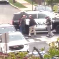 <p>Robert Condit is taken into custody in Lyndhurst.</p>