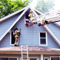 <p>Firefighters knocked the two-alarmer down in minutes and had it under control in well under a half hour.</p>