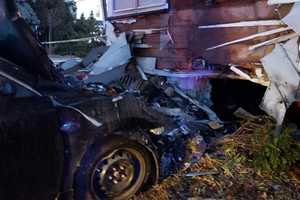 Saddle Brook Police Chase Ends When Car Crashes Into Paramus House