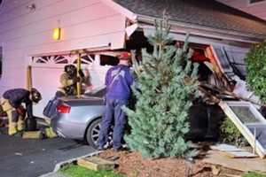 Vehicle Crashes Into Home In Stamford