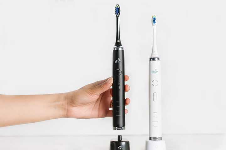 Shyn Sonic Toothbrush with 10 Anti-Plaque Brush Heads