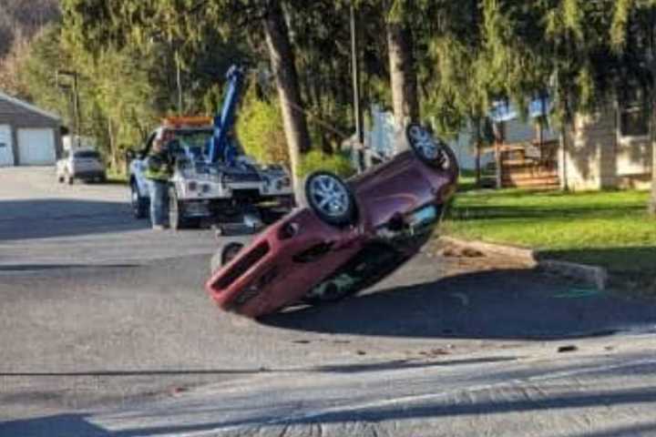 Police Respond To Rollover Crash In Salisbury Township