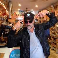 <p>Actor and Co-Owner Jeffrey Dean Morgan rocks a Samuel&#x27;s hat at the Rhinebeck sweet and coffee shop.</p>