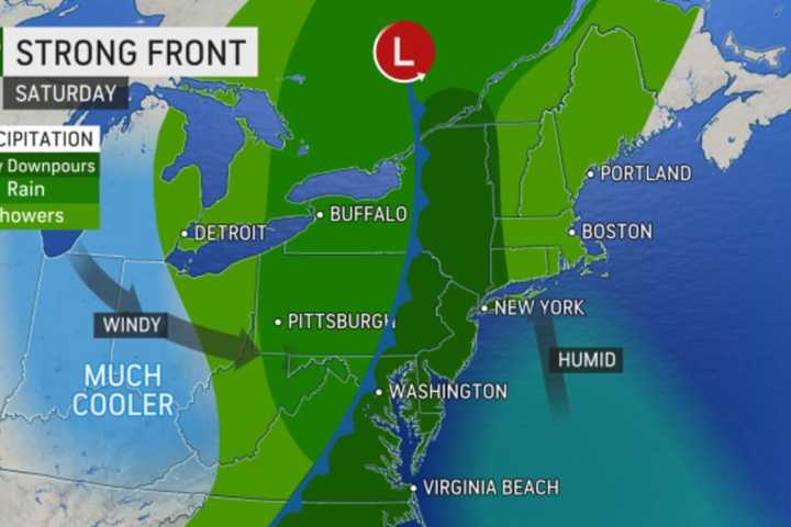 Strong Thunderstorms With Damaging Wind Gusts Will Be Followed By Big Change In Weather Pattern