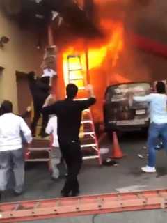Children Jump From Fire Escape In Fast-Moving Edgewater Blaze