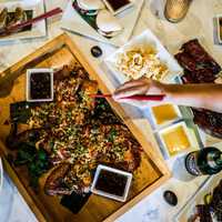 <p>The WUJI menu revolves around authentic recipes and preparations and lots of small plates.</p>