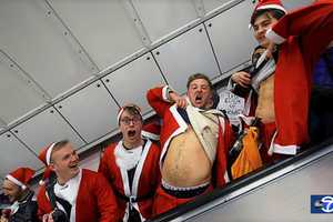 Hoboken Police Sergeant Punched In Face At SantaCon Pub Crawl, 8 Arrested