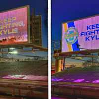 <p>Billboards in Scranton send a message of support to Det. Kyle Gilmartin.&nbsp;</p>