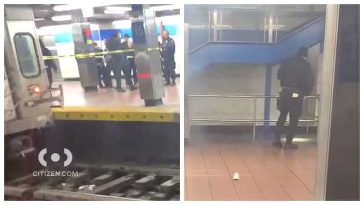 Scenes from the 15th Street SEPTA Station shooting on Jan. 11.&nbsp;