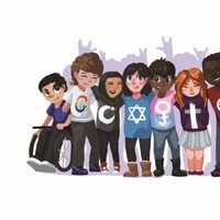 <p>Bunnell High School 10th-grader Sarah Harrison created this Google Doodle. &#x27;I dream of a future where everyone is safe and accepted wherever they go, whoever they are,&#x27; she said of her artwork, which imagines the future she wants to create.</p>