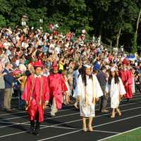 <p>Sleepy Hollow High School&#x27;s Class of 2016 files in to commencement ceremonies.</p>