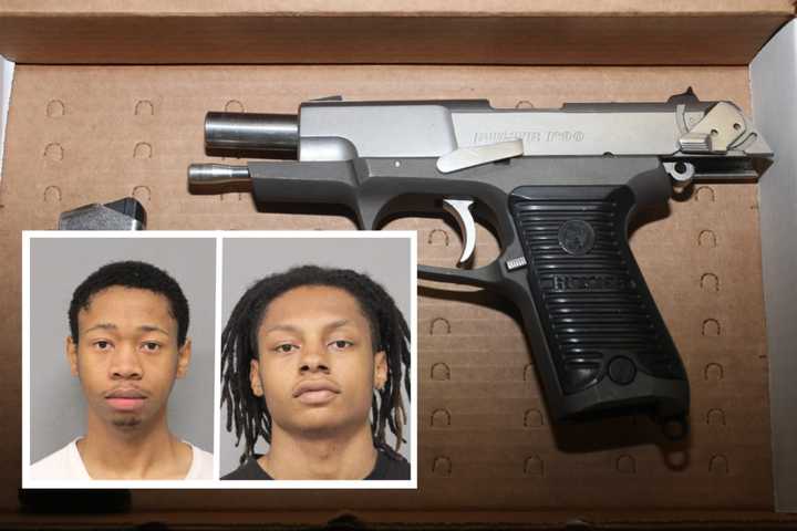 Matthew Chery and Jahsire May, both aged 19, were arrested on Tuesday, June 20 after police responded to a Shot Spotter alert and recovered a handgun from their car, police reported.