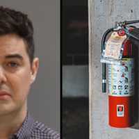 Shoeless Burglar Sprayed Fire Extinguisher In Bucks Home, Police Claim