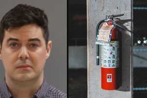 Shoeless Burglar Sprayed Fire Extinguisher In Bucks Home, Police Claim