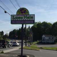 <p>The exterior of Luau Hale Restaurant in Lenox.&nbsp;</p>