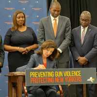 Gov. Hochul Signs Laws Raising Age To Buy Semiautomatic Guns, Banning Body Armor Sales