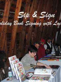 Milbrook Winery's Sip & Sign Features Local Authors, Wine