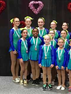 New Canaan Skaters Shine For Stamford Synchro Squad